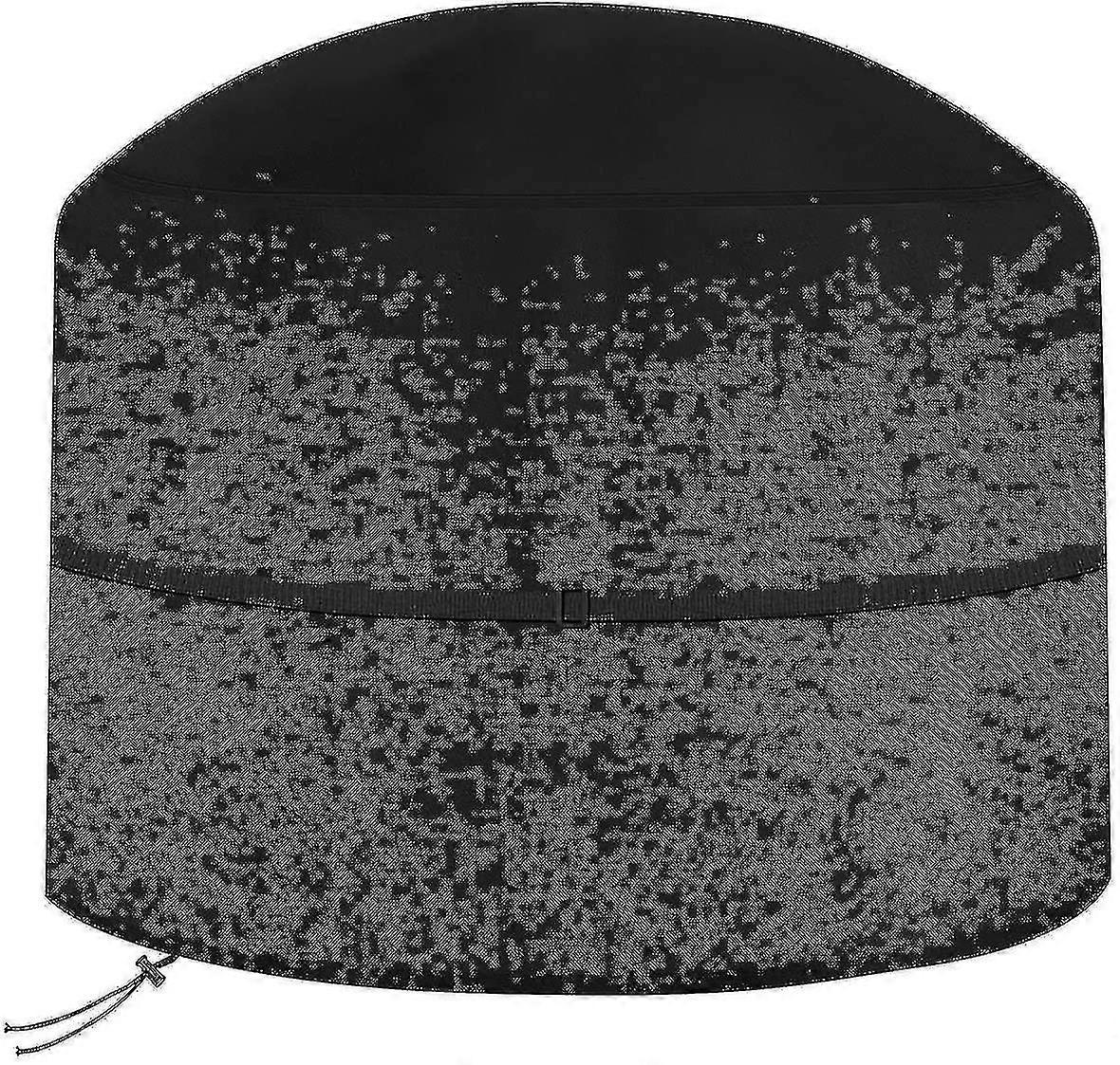 Large Fire Pit Cover, Waterproof, Windproof, Anti-uv, Heavy Duty Rip Proof 600d