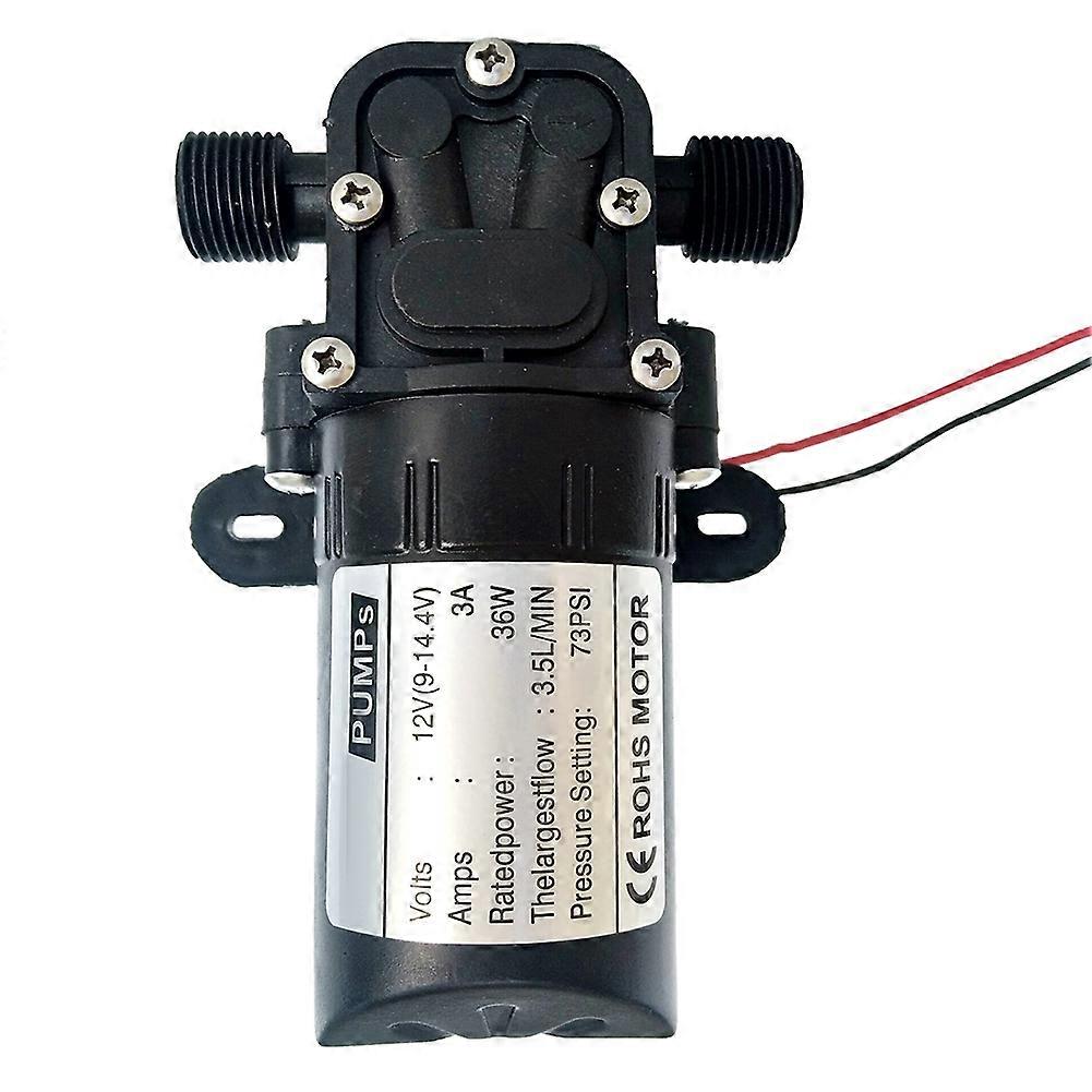12V 36W ΣΥΝΕΧΉΣ γεωργικός ηλεκτρικός μίνι ψεκαστήρας νερού αντλιών διαφραγμάτων υψηλής πίεσης JIKAIX