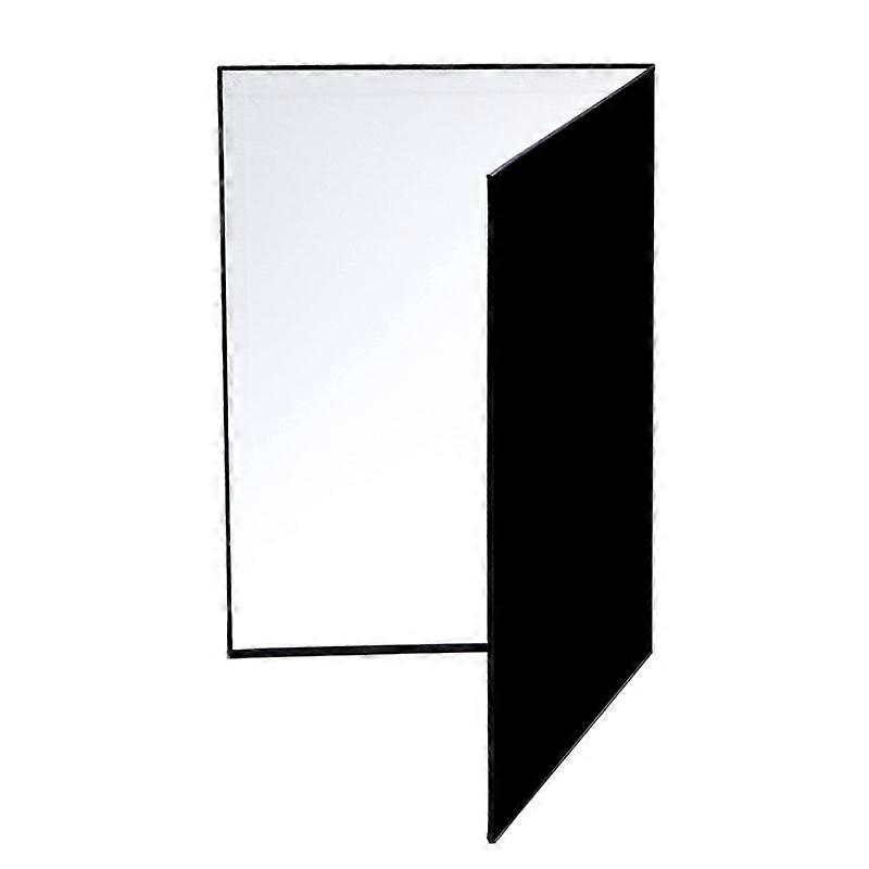 A4 Light Reflector Double-sided Multi-purpose 3-in-1 Folding Light Diffuser Board for Still Life Photography