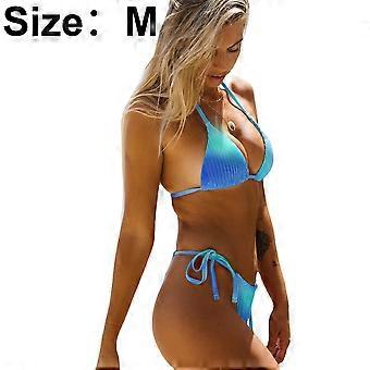 Bikini American Trends Due Pezzi: Costume Intero A Vita Alta Con Slip Boyshort, Scollo A V, Stampato, Taglie Forti (S-XXL)
