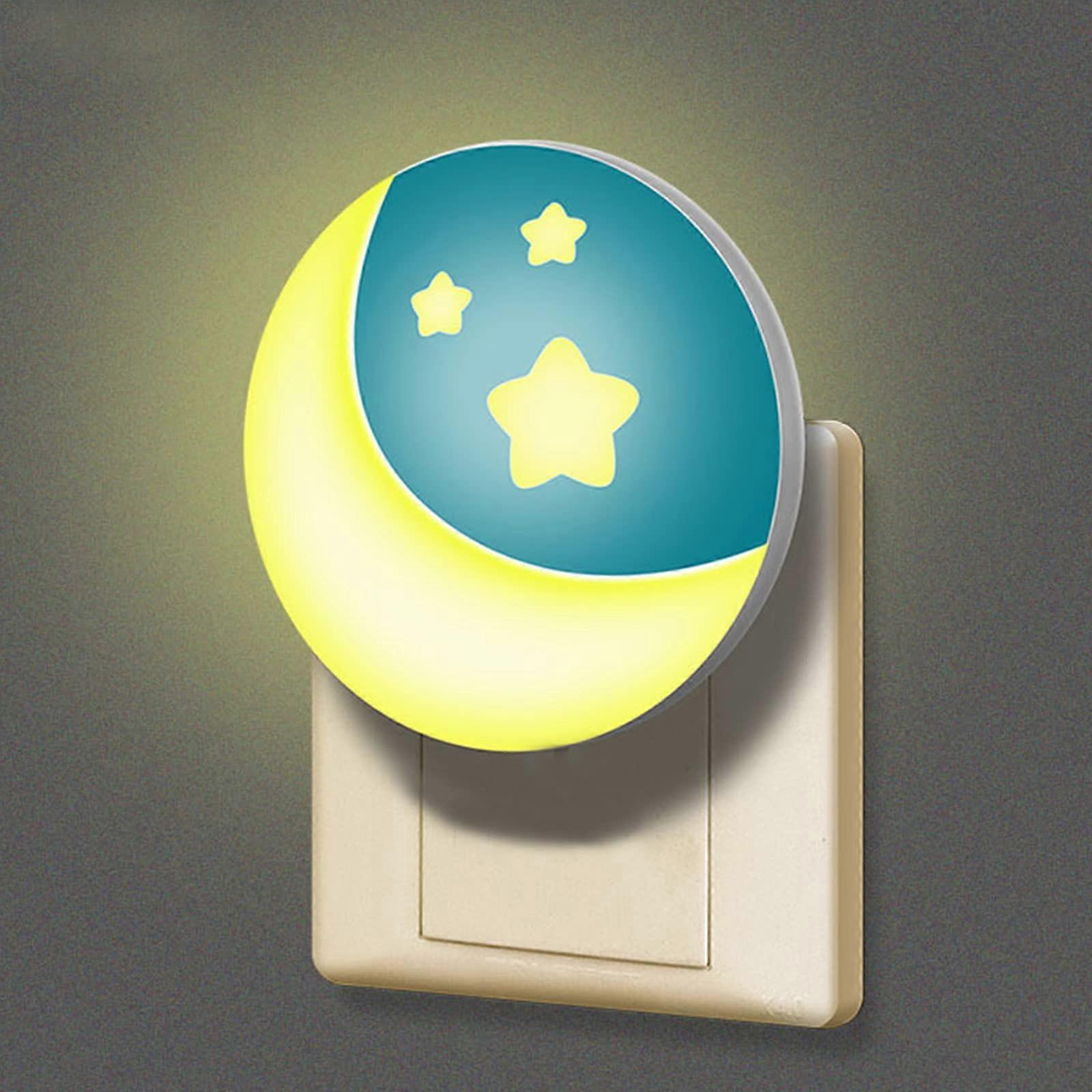 Kinder-Nachtlicht-Steckdose [2er-Pack] mit Dämmerungssensor Kleine LED-Koranic-Wandleuchte