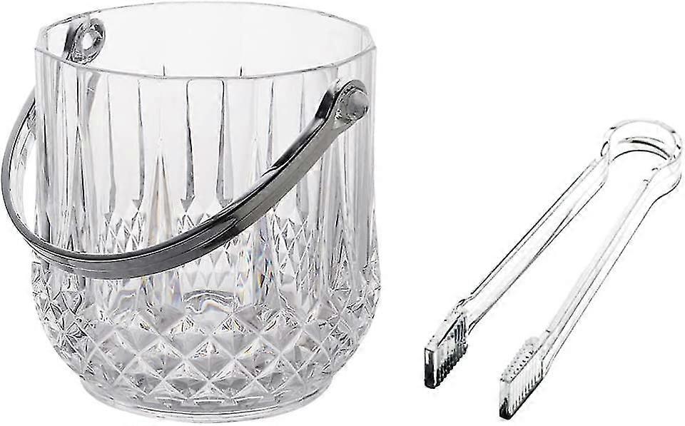 Plastic Ice Bucket Clear Plastic Ice Bucket Th Ice Tongs Ice Tub Champagne Chiller Ne Bottle Chiller Ice Container For Party Bar Clear Ice Bucket