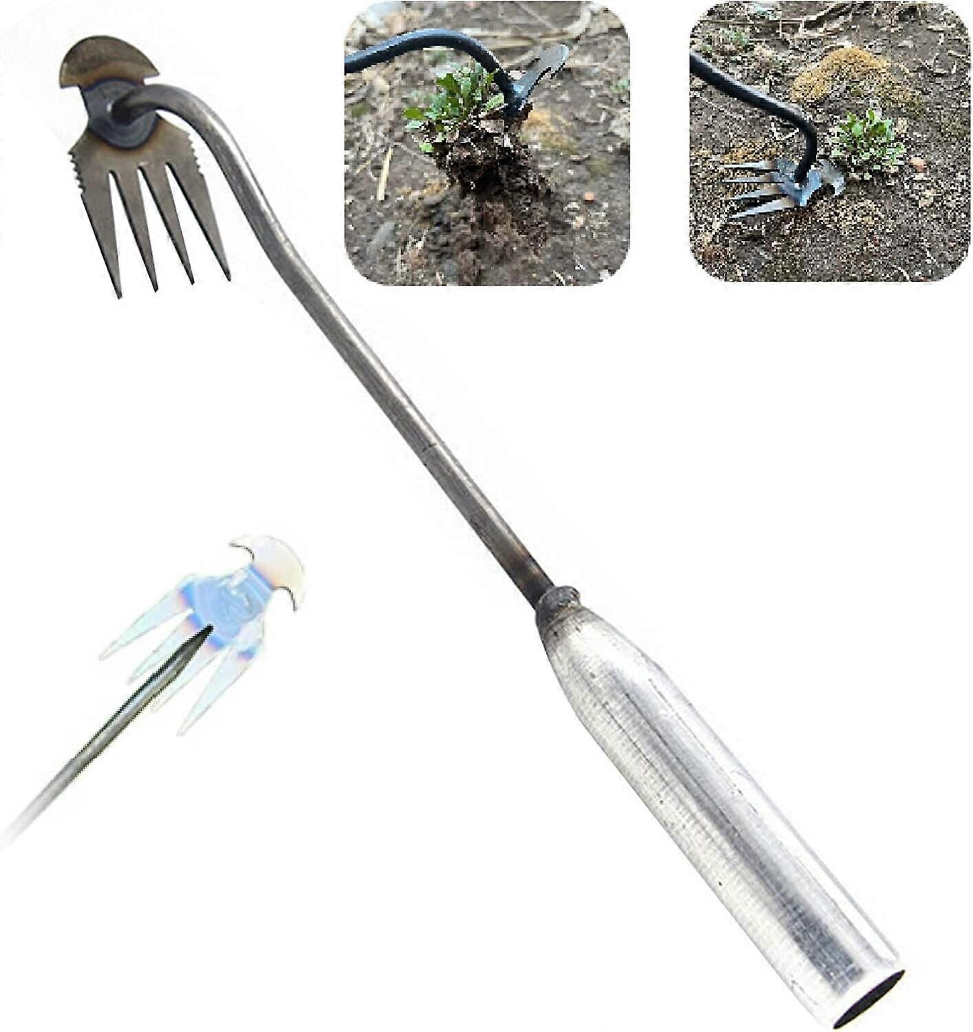 Weeding Artifact Uprooting Weeding Tool Hand Weeder Tool Weed Puller with Handle