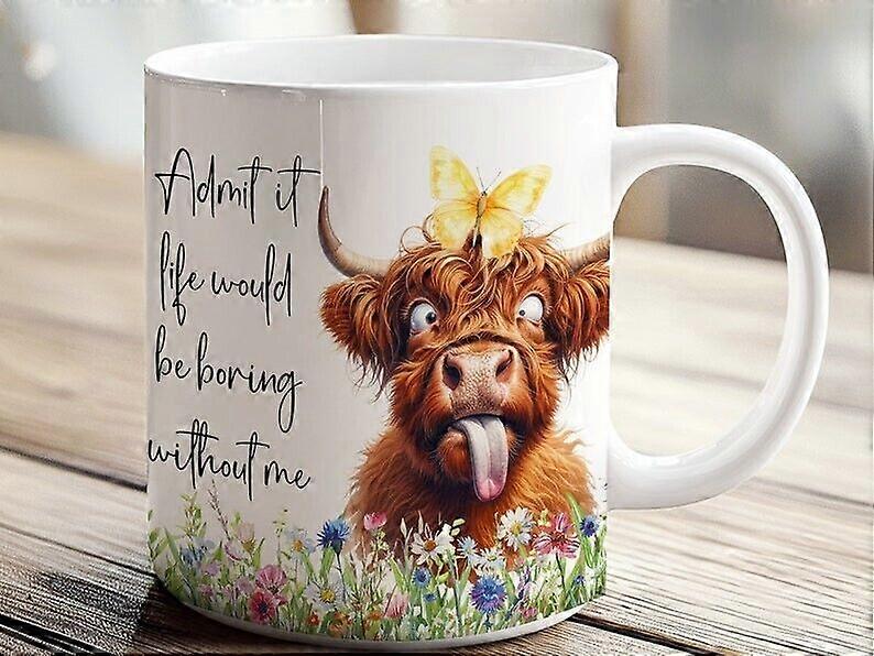 Highland Ku Krus Morsomme Gaver Highalnd Ku Gaver Julekrus Gaver