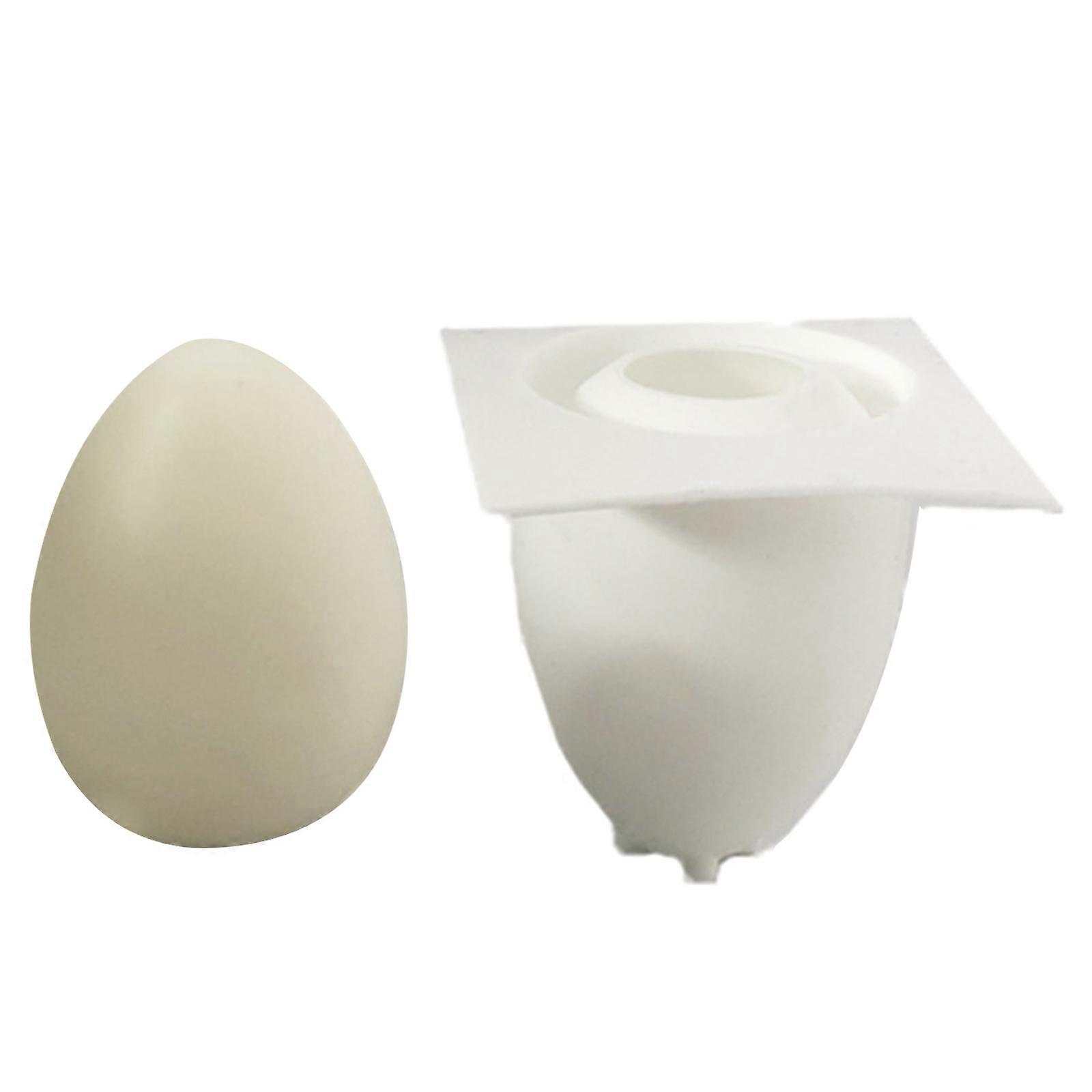  3D Simulation Egg Silicone Candle Mold Egg Shape Scented Candle Soaps Mould