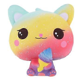 Squishy lento rimbalzo gelato gatto bambola giocattolo spremere antistress decompressione giocattoli per bambini adulti