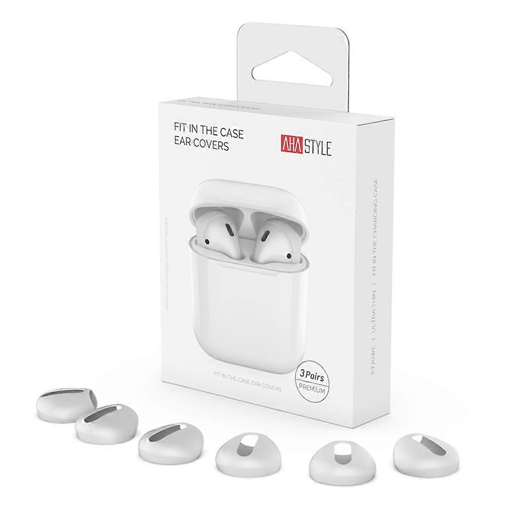 Type BHASTYLE PT76 ForppleirPods with Charging Case (2016)/(2019) Silicone Ear Hooks 3 Pairs