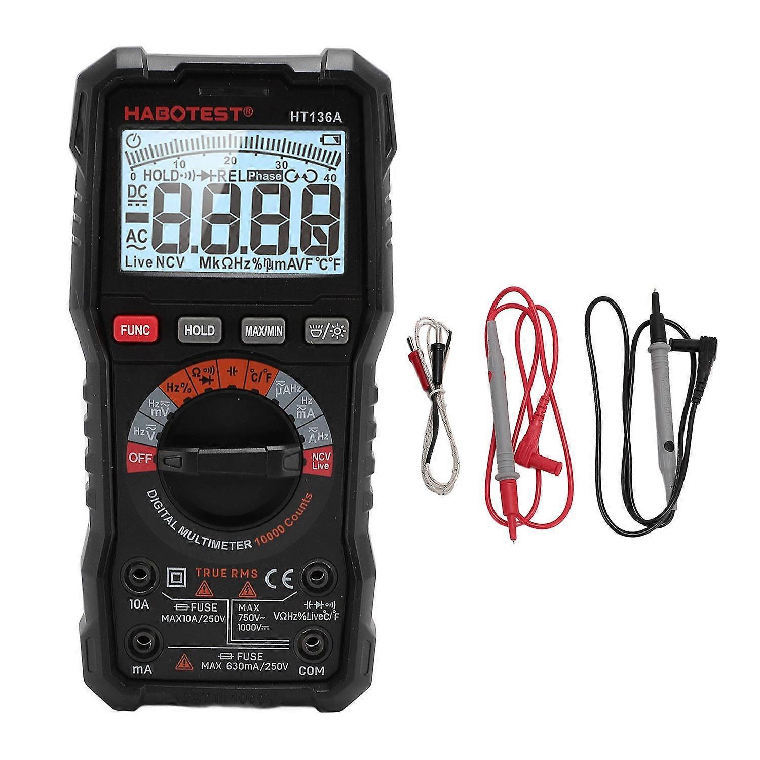 Digital-Multimeter 6000 zählt Spannung Strom Widerstand Kapazität Frequenztester