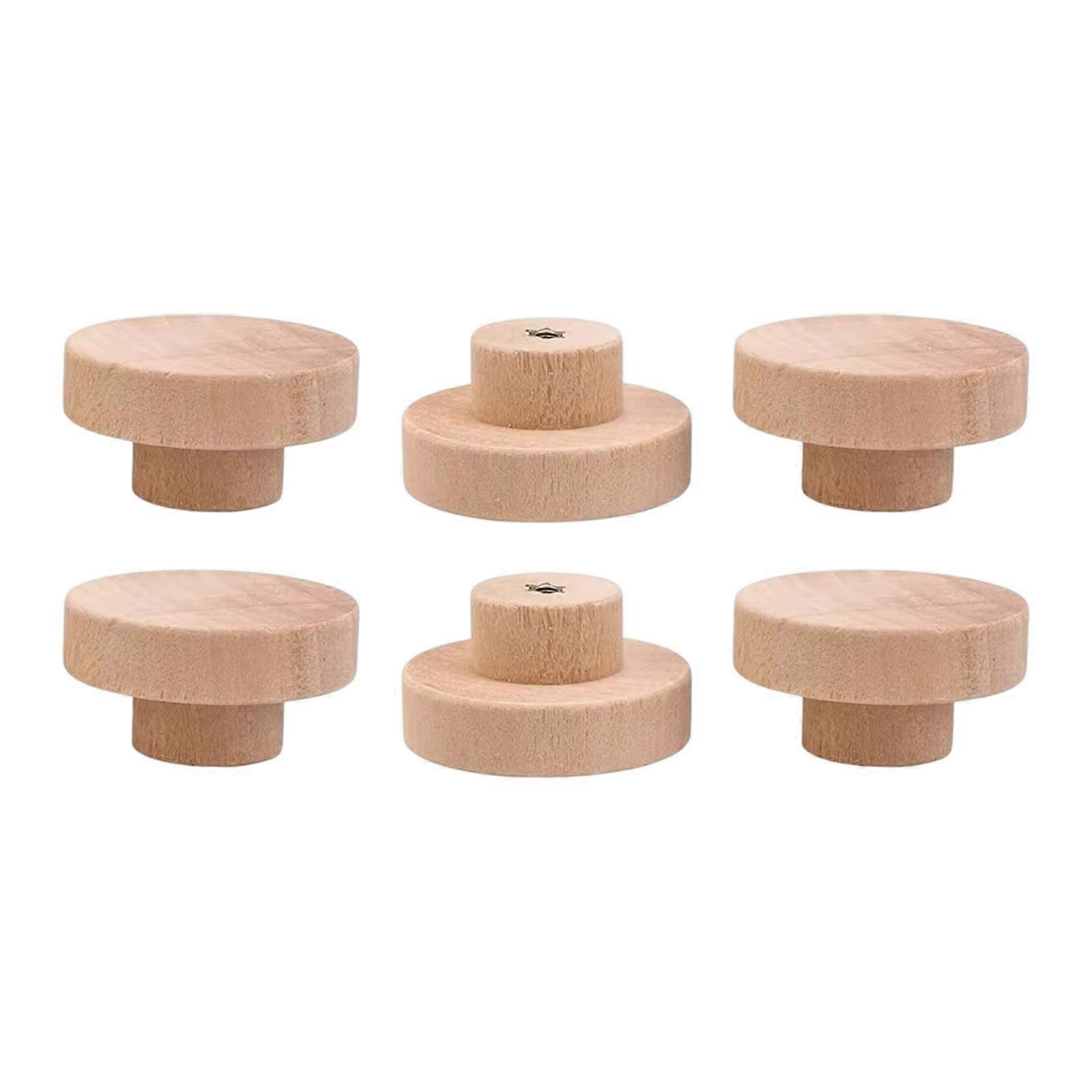 6x Kitchen Cabinet Knobs Cabinet Pulls Handle for Cupboard Furniture Cabinet 3cmx2.5cm