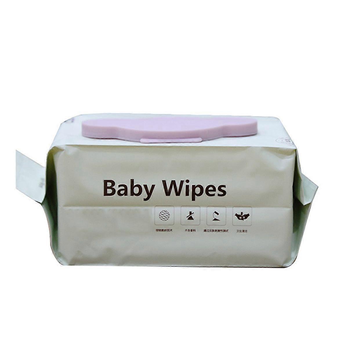 80pcs手指口拭きウェットティッシュ汚れ除去クリーニングペーパータオル