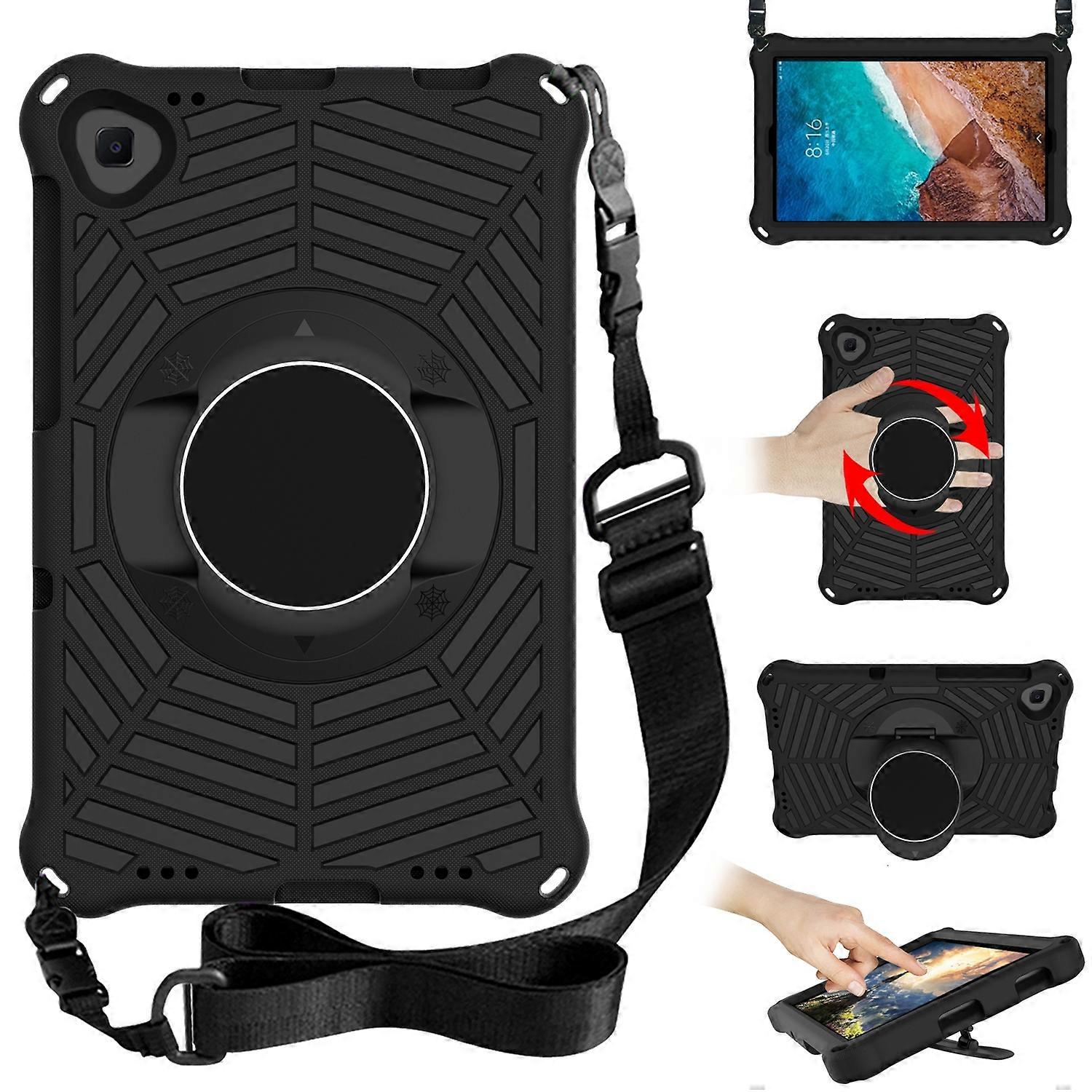 For Xiaomi Mi Pad 4 Plus Spider King EVA Protective Case with Adjustable Shoulder Strap & Holder