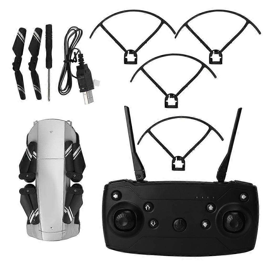 for LANSENXI-NVO UAV Foldable Remote Control Drone Camera Quadcopter 1080P(White)