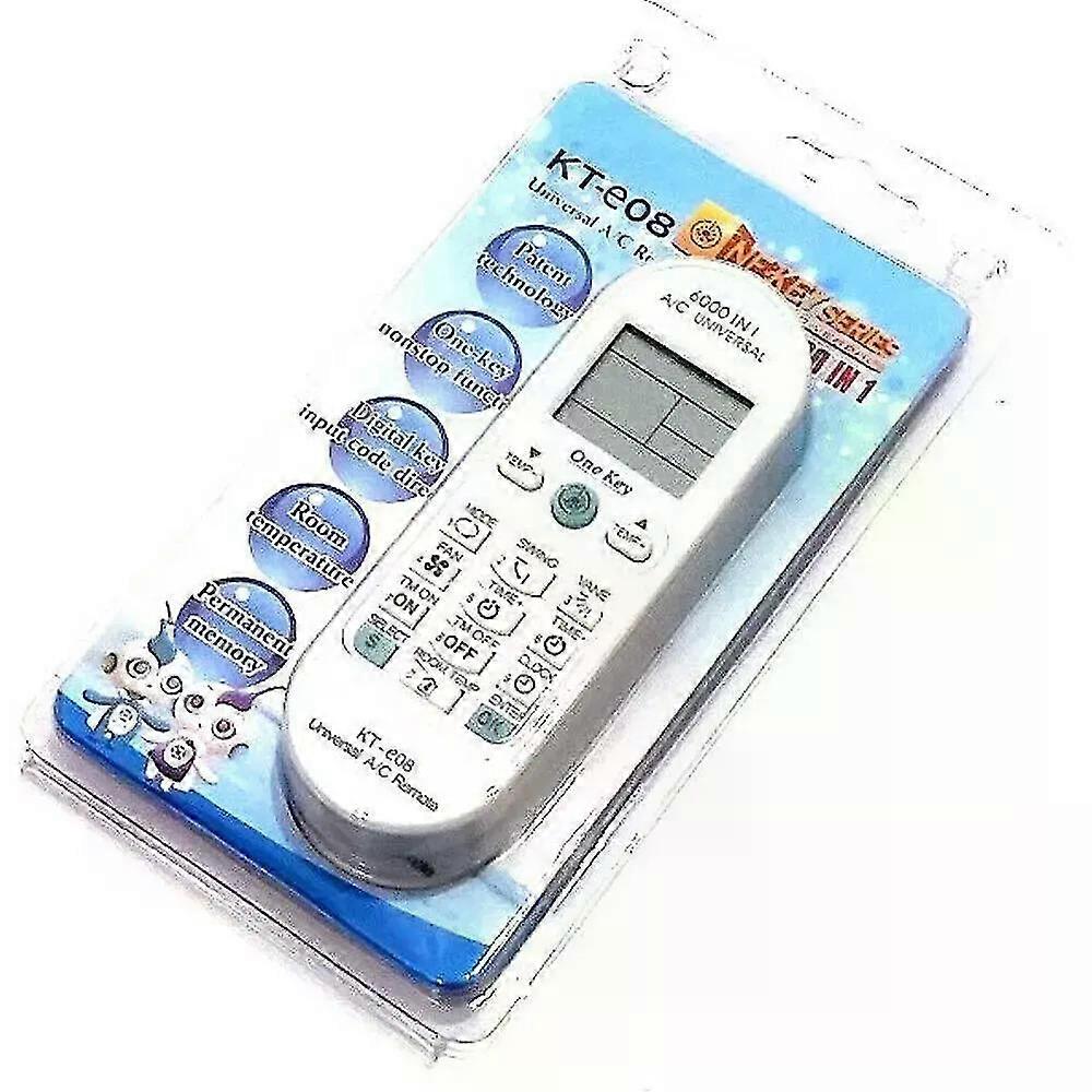 KT-e08 6000 in 1 Universal AC Remote For Fujitsu GREE Panasonic Air Conditioner