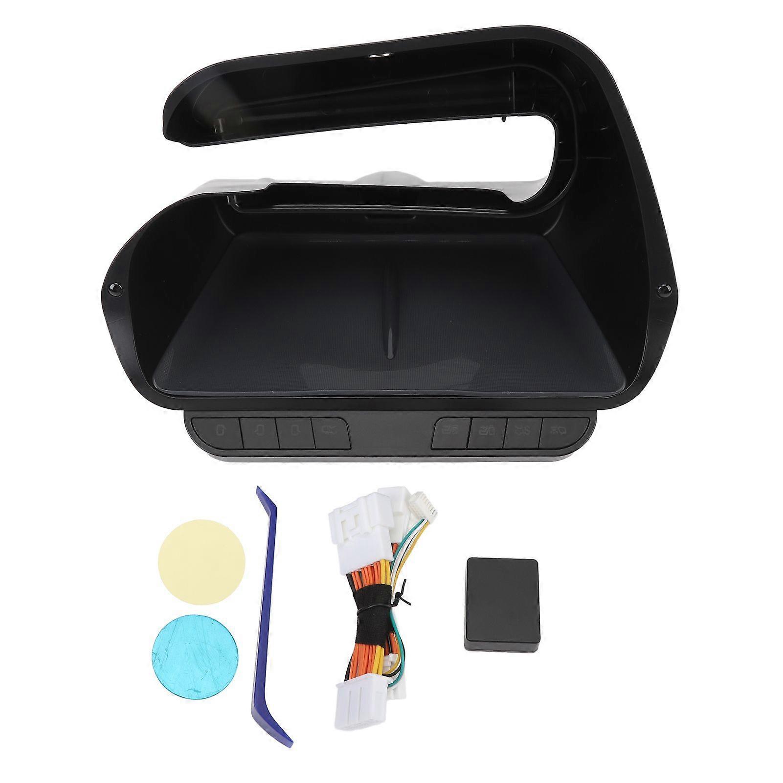 Center Console Storage Tray 8 Control Button Versatile Space Saving Under Center Console Screen Storage Box for Highland 2024 MK6397