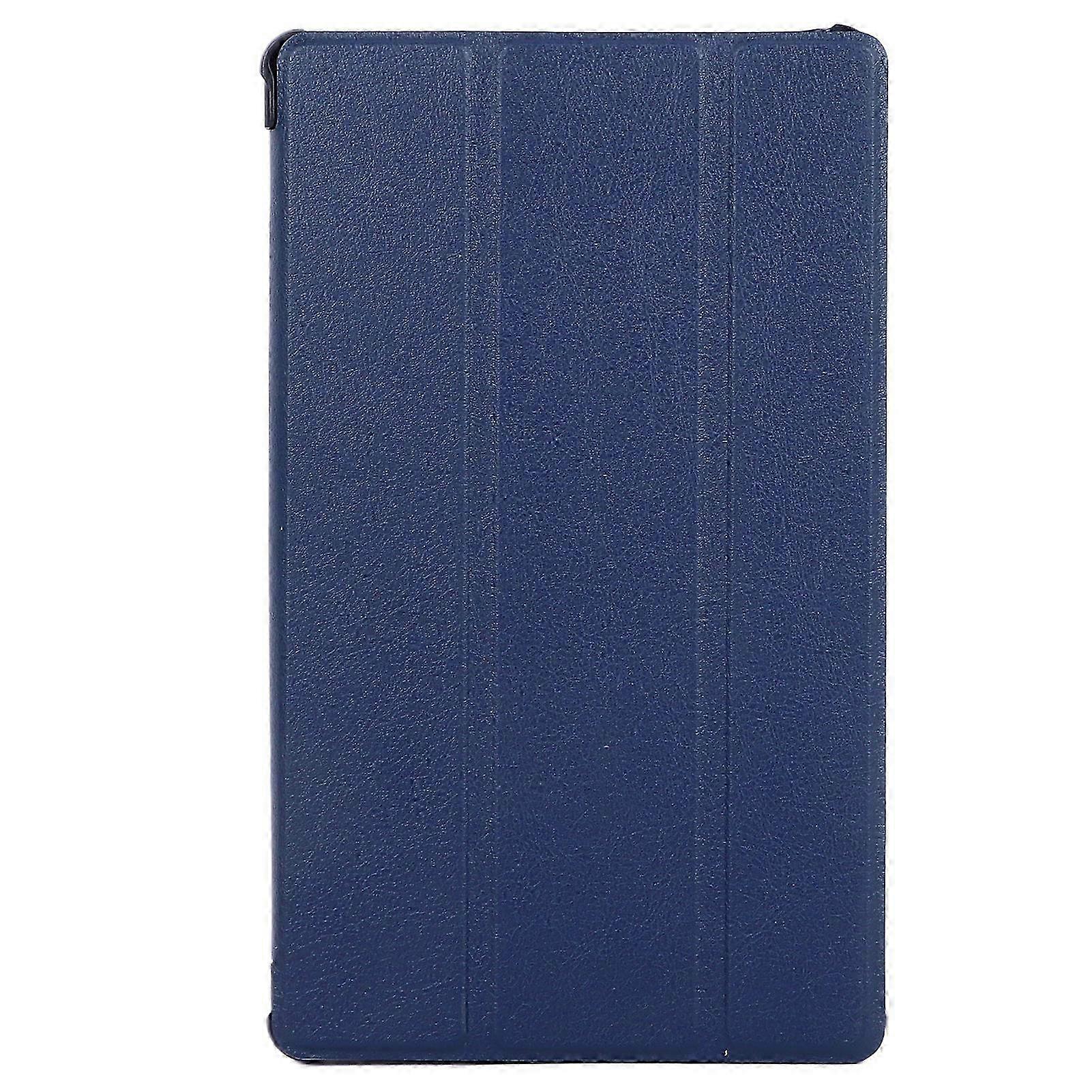 Case for A7 Lite Tablet Dark Blue Precise Cutouts 2 Support Angles PU Leather PC Simple Light Tablet Protective Case