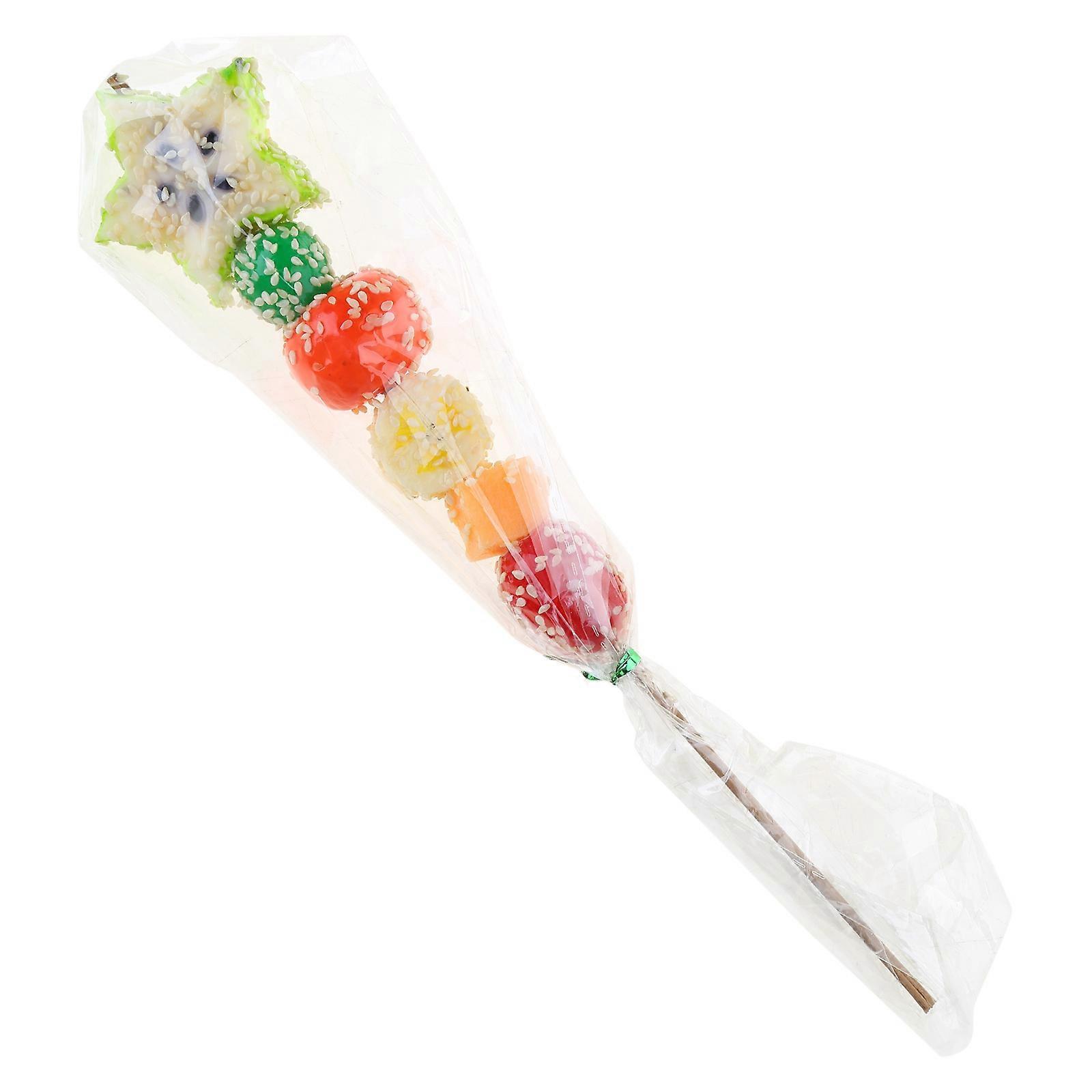 Artificial Fruit Artificial Sugar-Coat Haws Simulation Candied Haws Realistic Simulation Fruit for Photography Props