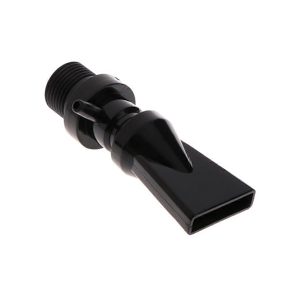 Plastics Outflow Fitting Duckbill Nozzle Pipe Connector Match with Different Size Filter Tubing Aquarium Accessories Black