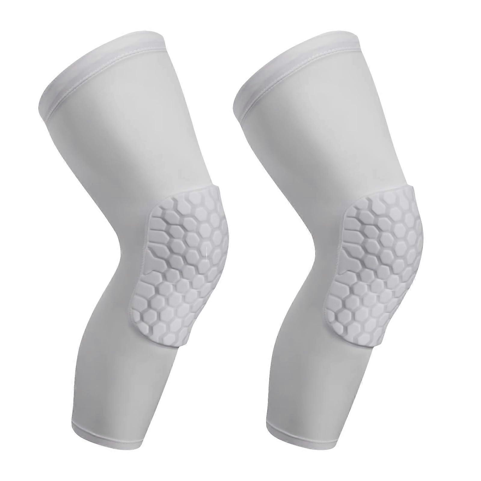 Honeycomb Knee Pads 2 Pack, Anti-Collision Compression Sleeves for Sports, Adjustable Size, Durable Material