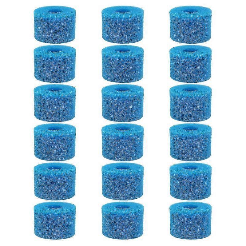 18 cartuchos de filtro de espuma lavables reutilizables para bañera de hidromasaje Intex Pure Spa, tipo S1