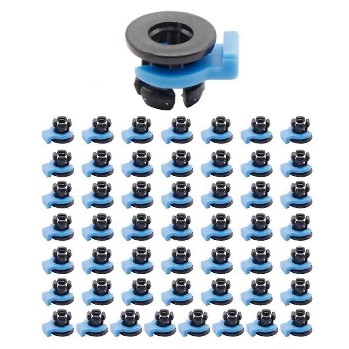 50Pcs Clip Pipe Embedded Clamp Bowden Coupling for 3D Printer Metal Heatsink Hotend Tube 4MM Collet Extruder Connector