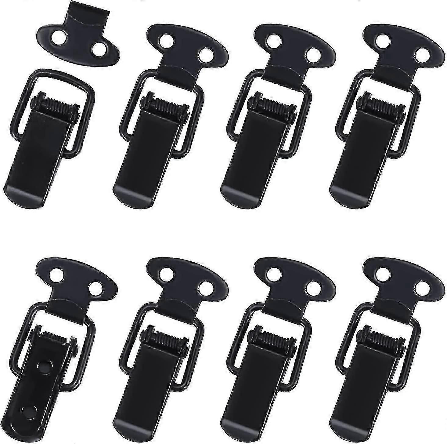 Spring Loaded Toggle Latches Stainless Steel Catch Clamp Clips Spring Lock Hasp Catch Duck Billed Buckles For Toolbox Drawer Cabinet Case Closet Z