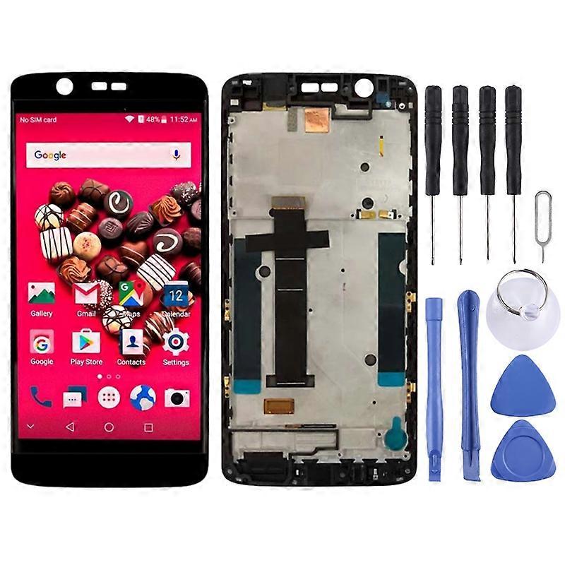 OEM LCD Screen for ZTE Axon 7 Mini / B2017 / B2017G Digitizer Full Assembly with Frame(Black)