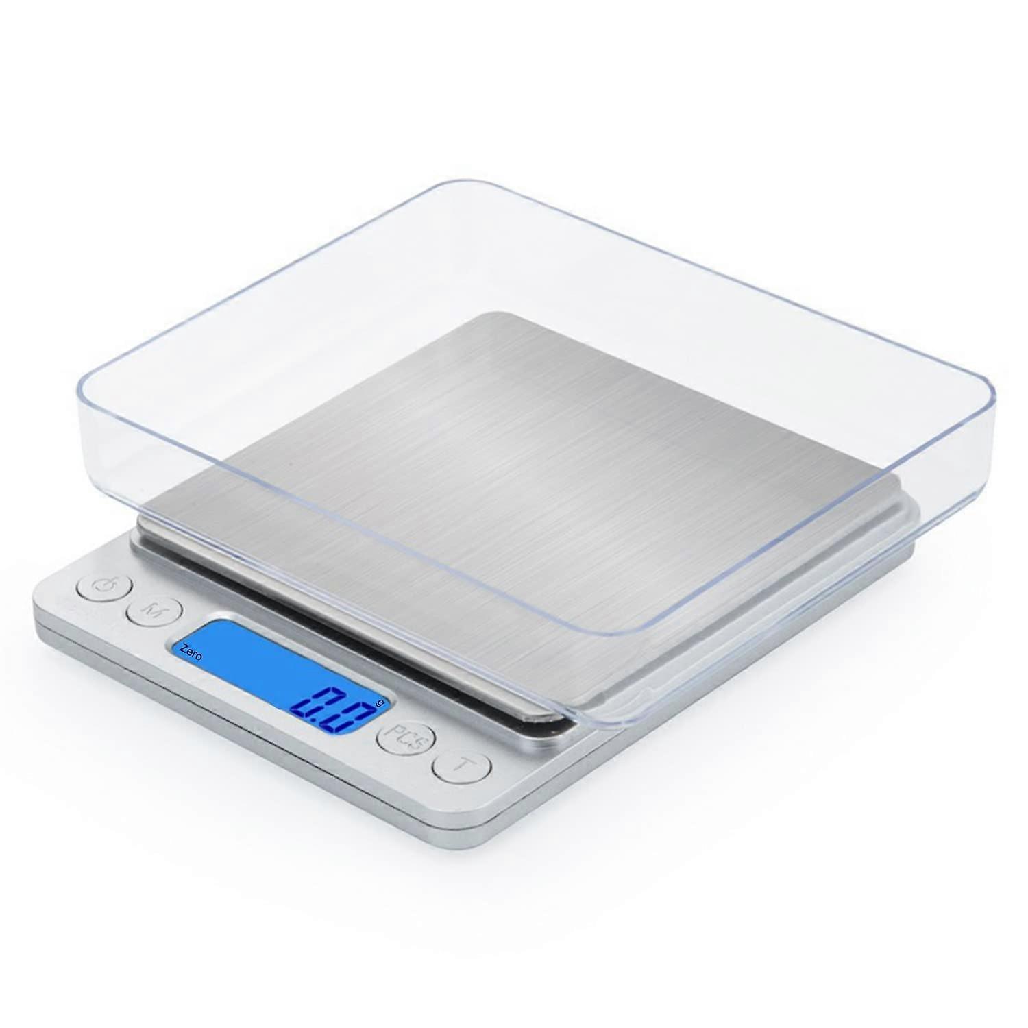 Digital Scale for Cooking and Jewelry, 3000g x 0.1g Precision Weighing Scale for Accurate Food and Gem Measurement