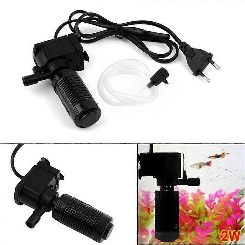 3 in 1 Filter - Not Specified - Mini Aquarium - Black - 200Lh - 2W
