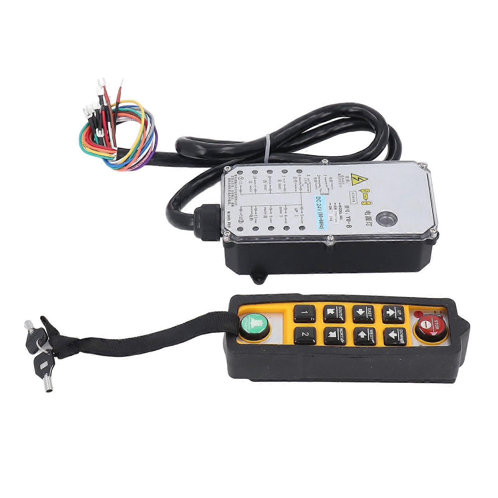 Wireless Crane Remote Control 6 Directional Buttons IP65 Waterproof ...