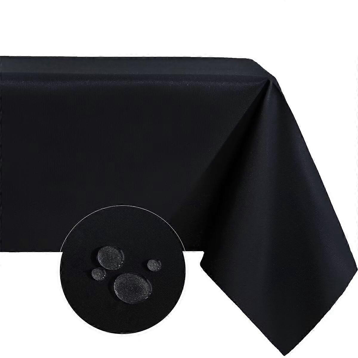 Wrinkle Free Washable Rectangle Tablecloth, Water and Stain Resistant Polyester for Dining, Parties, Camping (70 x 120 Inch,  )