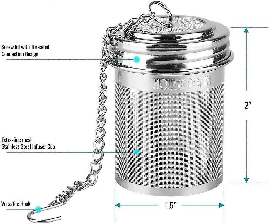 Tea Infuser Ball, Stainless Steel, Loose Leaf Tea Brewing