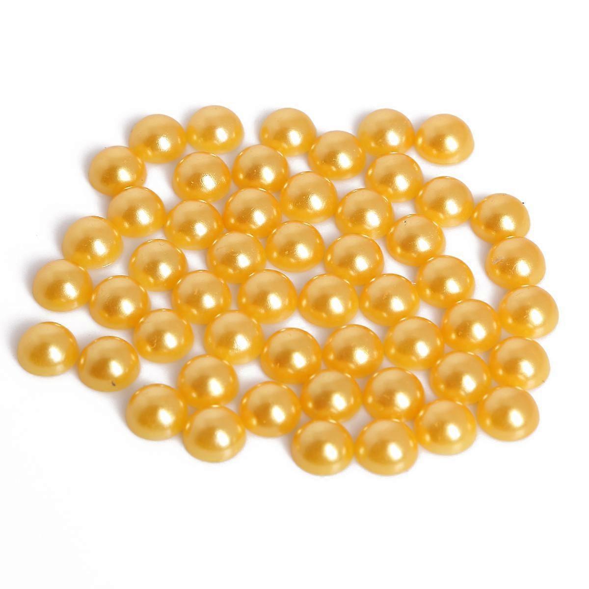 1.5-14mm Flatback Half Round Pearl Craft ABS Imitation Pearl Scrapbook Beads DIY Decorate Sewing For Jewelry Making