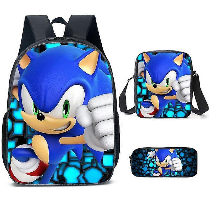 Új Sonic Sonic iskolatáska hátizsák diák férfi és női hátizsák