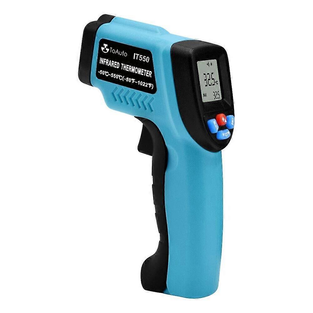 IR thermometer Infrared pyrometer Laser LCD 12:1 Temperature up to 550°C measuring device