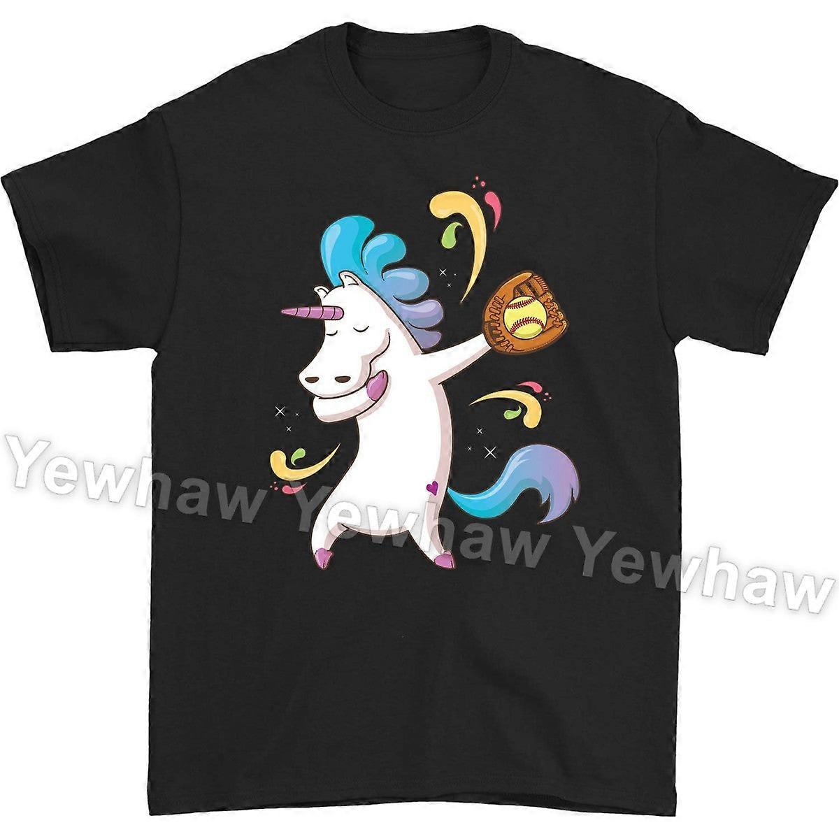 Softball Unicorn tričko, Softball dárky, Softball Dárek k narozeninám