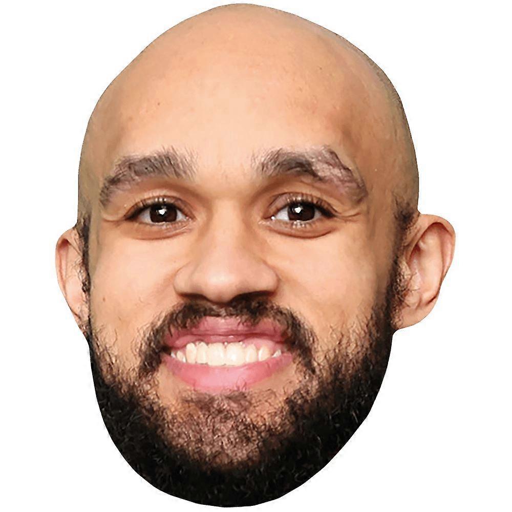 Derrick White (Beard) Celebrity Mask, Flat Card Face
