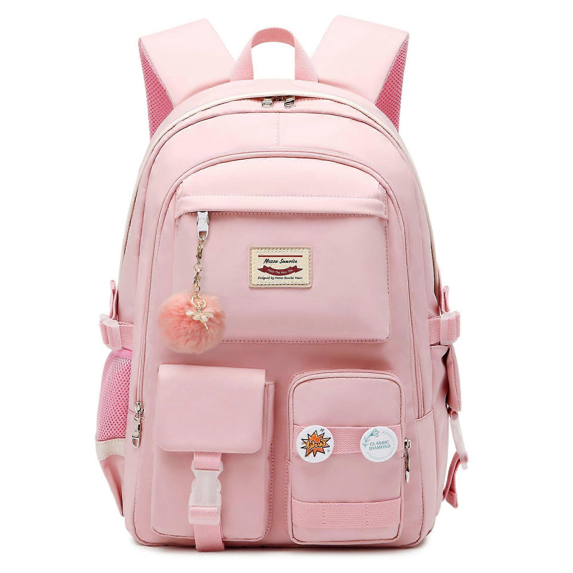 Cute Aesthetic School Backpack For Girls - Waterproof, Spacious & Comfortable Daypack For Middle School & College
