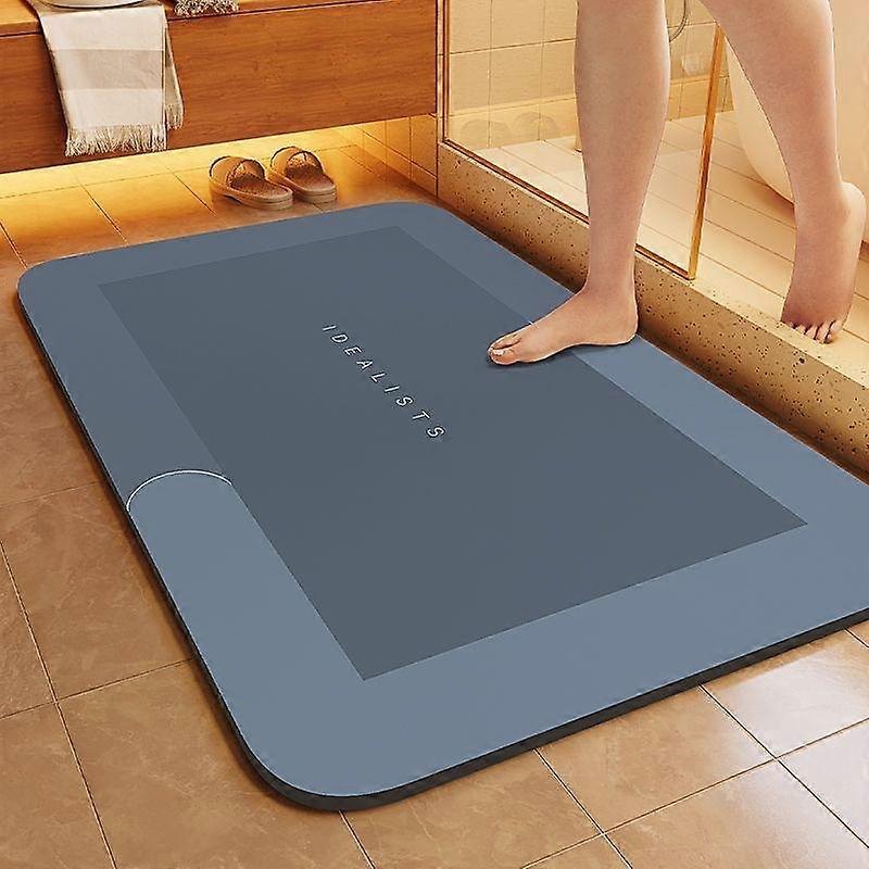 A Non-slip Bath Mat, Ultra-absorbent and Quick-drying Soft Shower Floor Mat, Machine Washable, Suitable for Bathrooms and Bedrooms, Home Bathroom Rugs