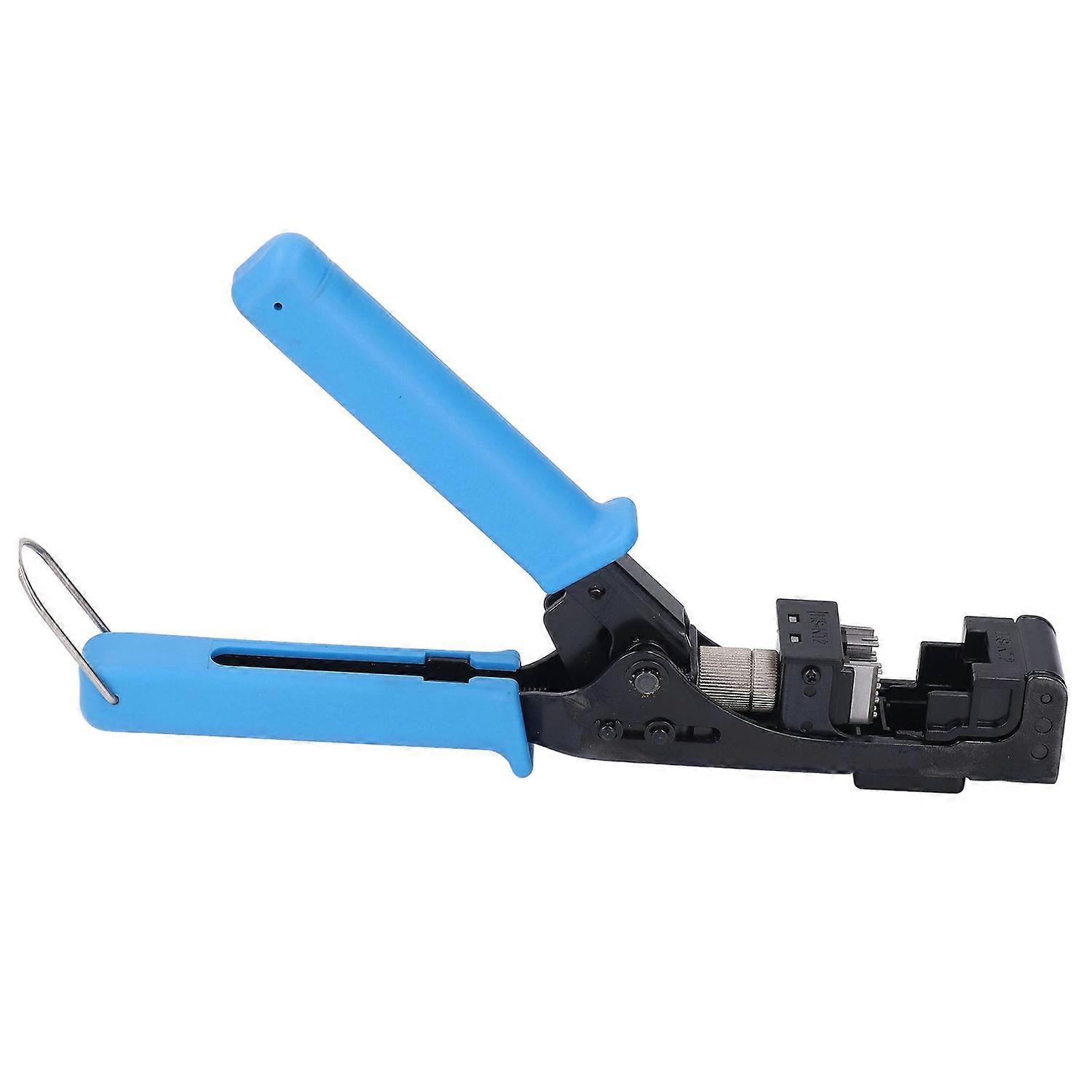 90° Angled Speed Termination Tool Keystone RJ45 Crimp Tool for Everest Media RJ45 CAT6 5e CAT6A Keys