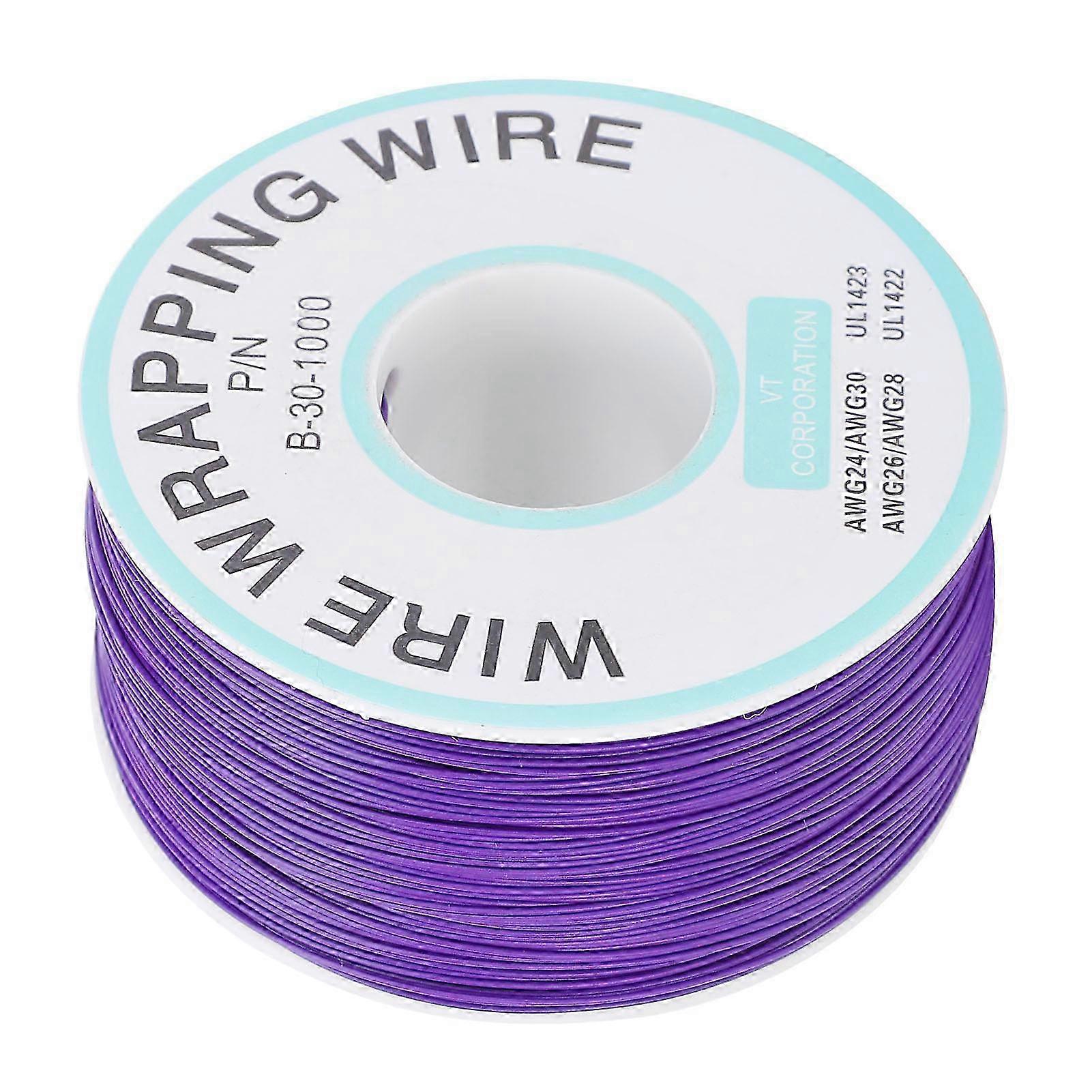Copper Wire Circuit Board Flying Wire Tinned  Single Core Electronic Connecting LinePurple