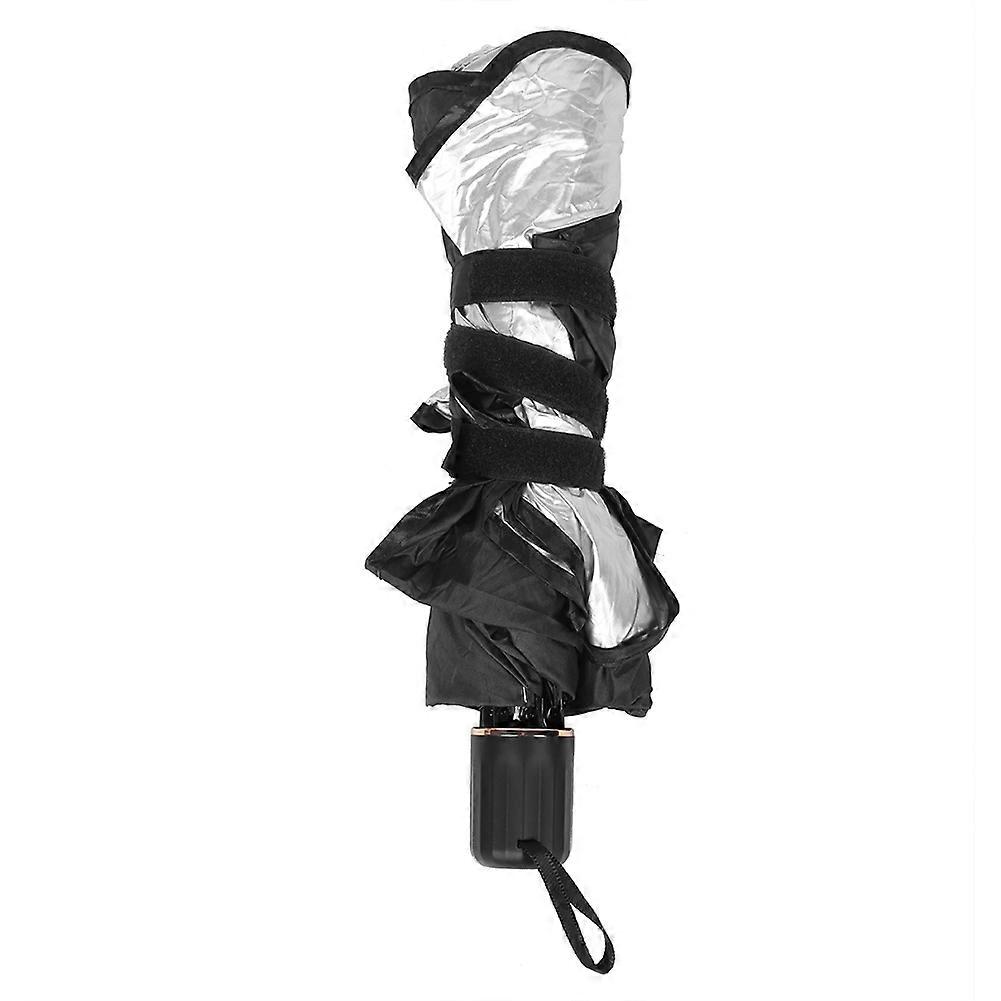 Foldable Car Dashboard Sun Umbrella Front Windshield Sunshade with Escape Safety HammerMedium