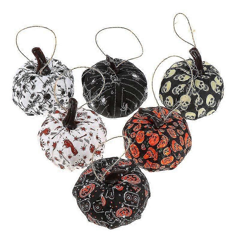 6pcs Halloween Pumpkin For Halloween Decorations