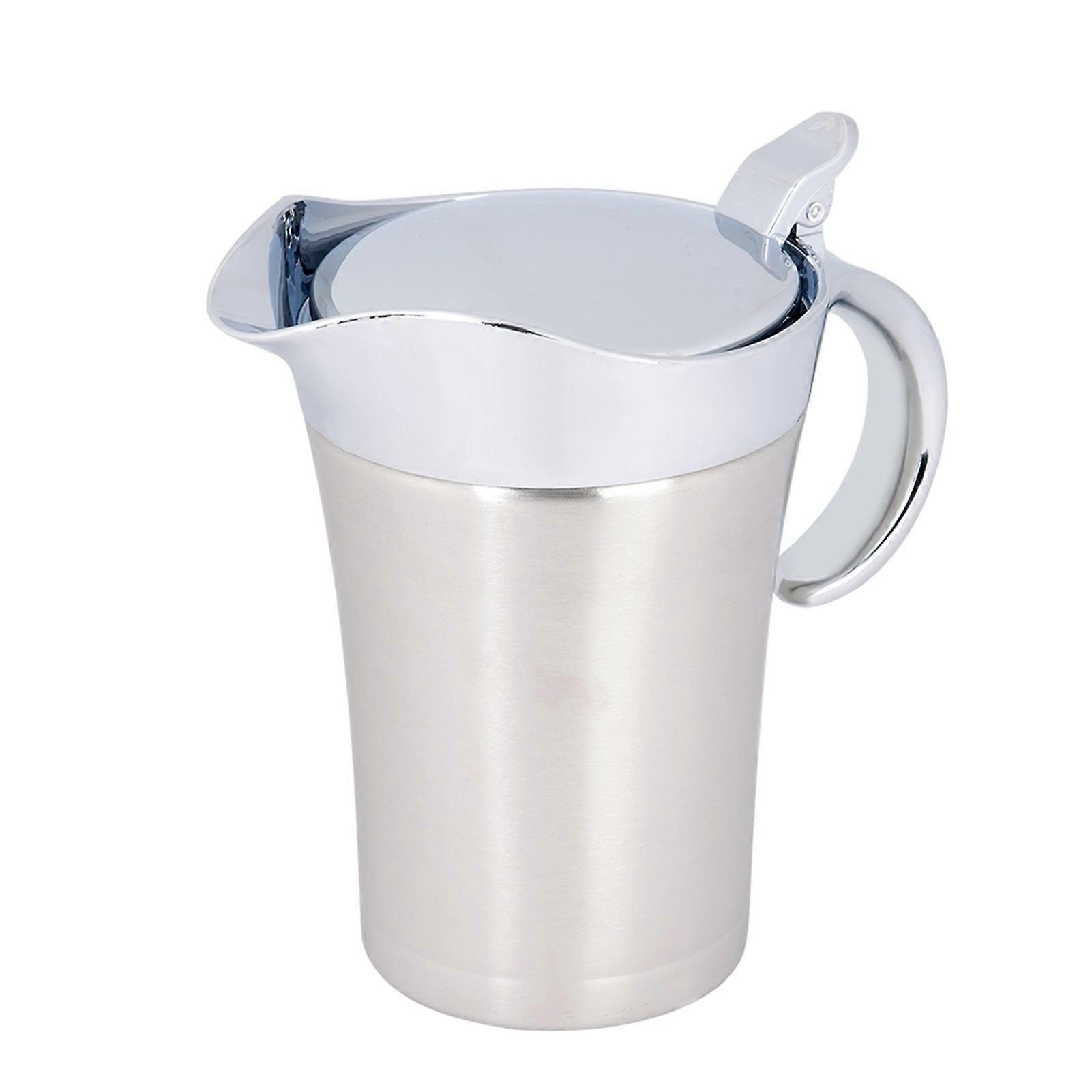 Pichet à sauce à double paroi isotherme en acier inoxydable 304 (L, 750 ml)