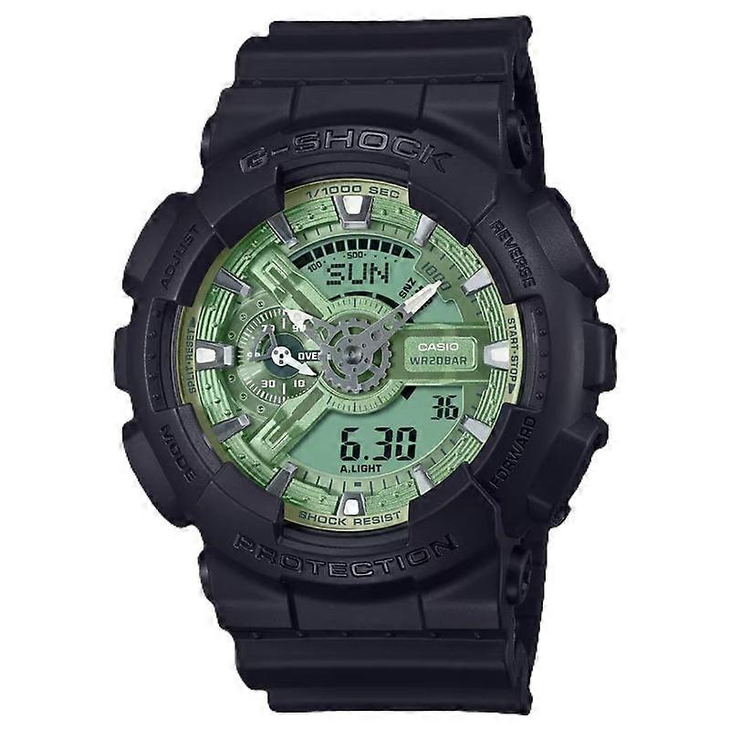 Casio G-shock Ga-110cd-1a3er Men's Analog-digital Watch - Black Resin Strap