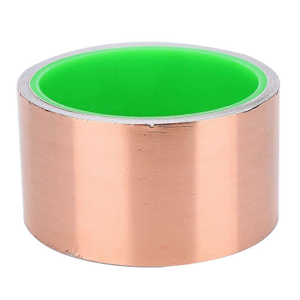 Multi Uses Adhesive Double Sided Conductive Copper Foil Tape for EMI Shielding(5CM*5.5M)