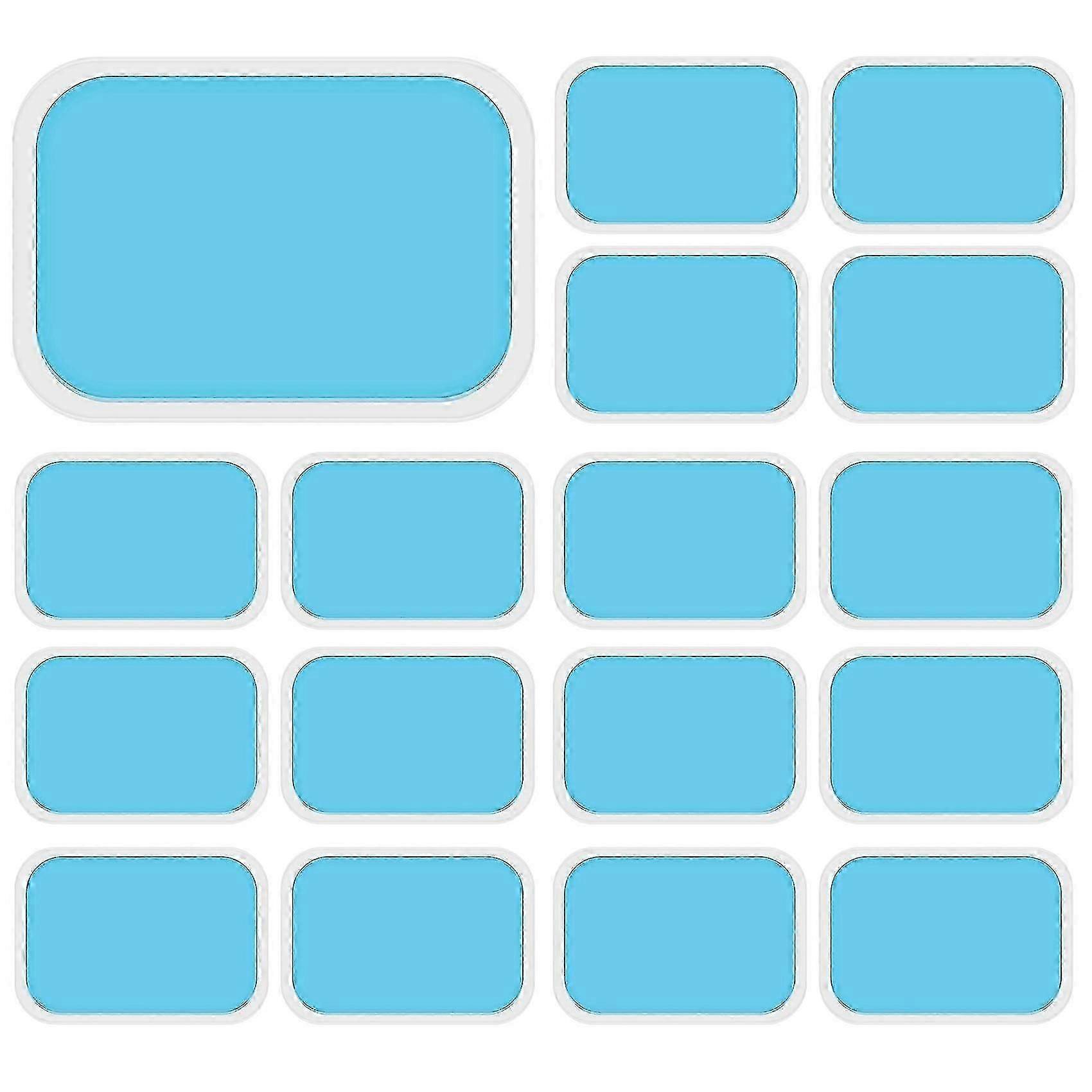 100PCS ג'ל פד, אלקטרודה ג'ל תחליף פד, כרית ג'ל סופג, אביזרי בטן