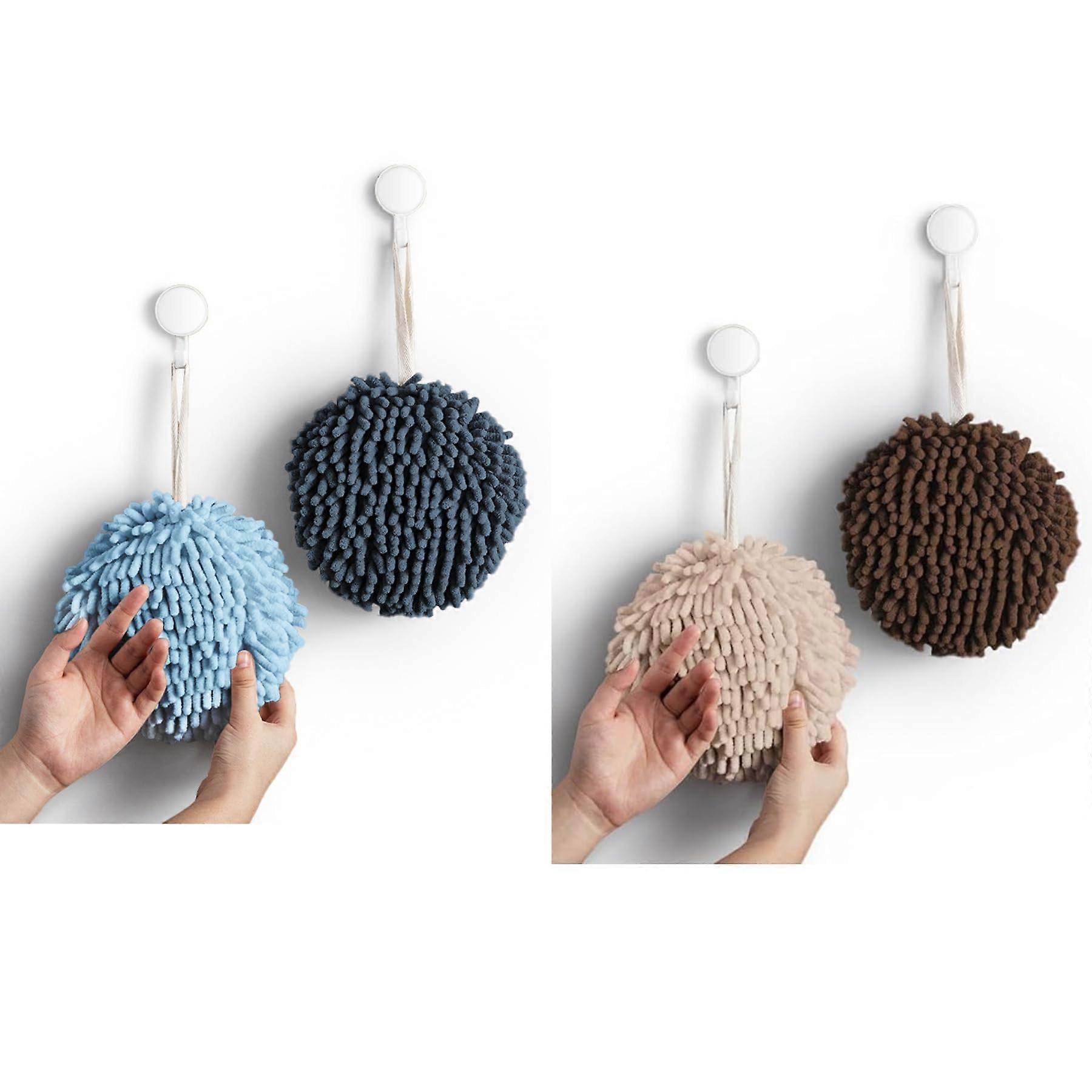 4 عبوات منشفة يد للاستخدام في الحمام والمطبخ