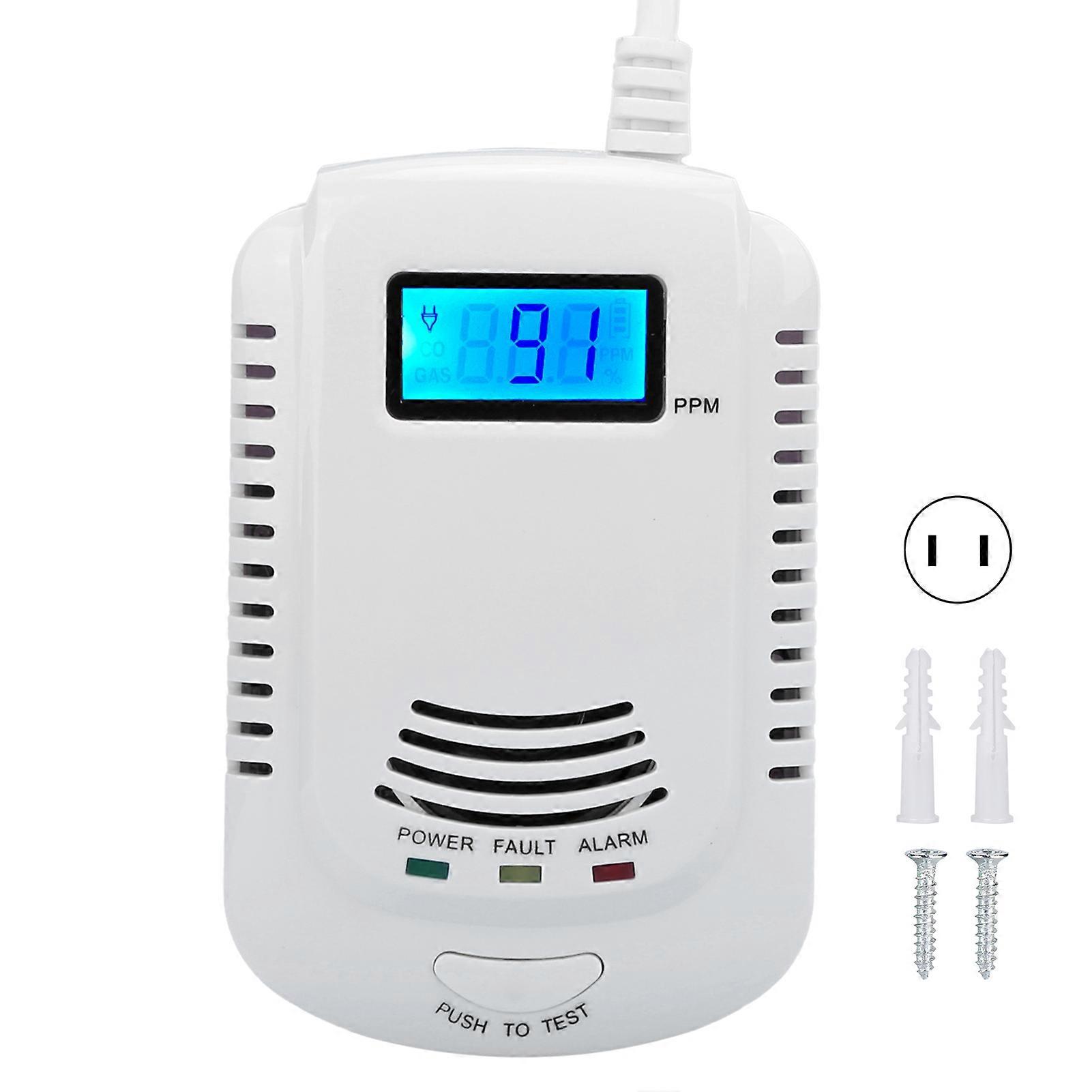 Gas Leak Detector with Display - Methane, Propane, Butane Safe Alarm & Easy Installation