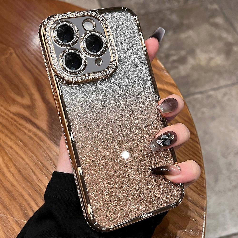 Diamond Gradient Glitter TPU Phone Case