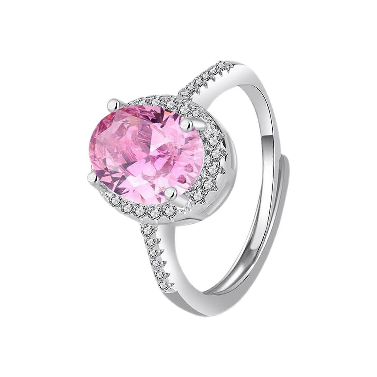 Ring Simulation Diamond Bag Opening Ring Opening Can Be Adjusted PUW0429